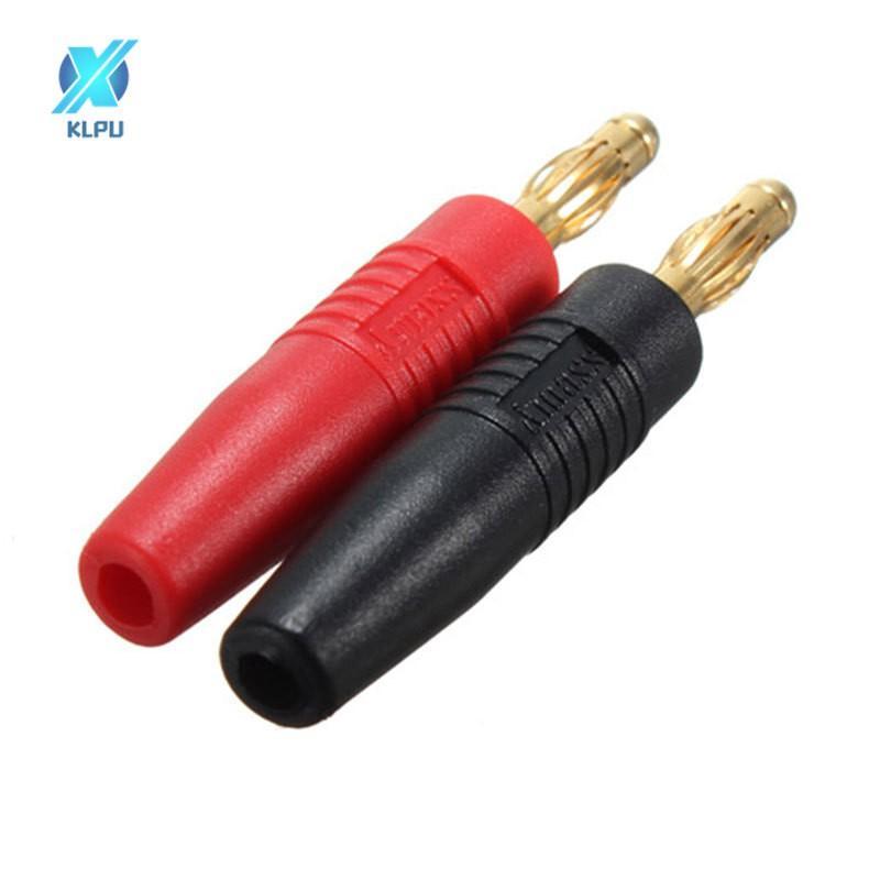 Set 4 Đầu Cắm Bắp Chuối Mạ Vàng 4mm Cho Loa
