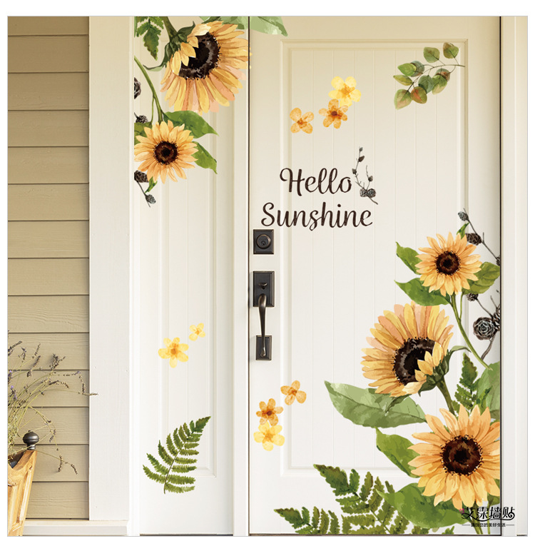 Decal Dán Tường Hoa Hướng Dương