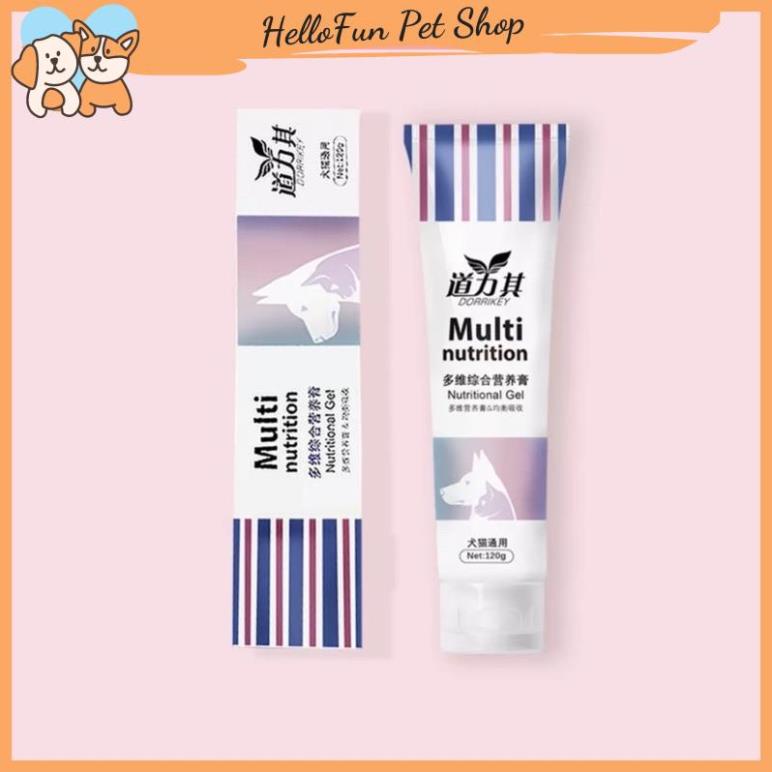 Gel dinh dưỡng cho chó mèo Dorrikey bổ sung dinh dưỡng, tăng sức đề kháng