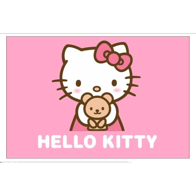 DECAL DÁN MẶT BÀN KITTY HOUSE