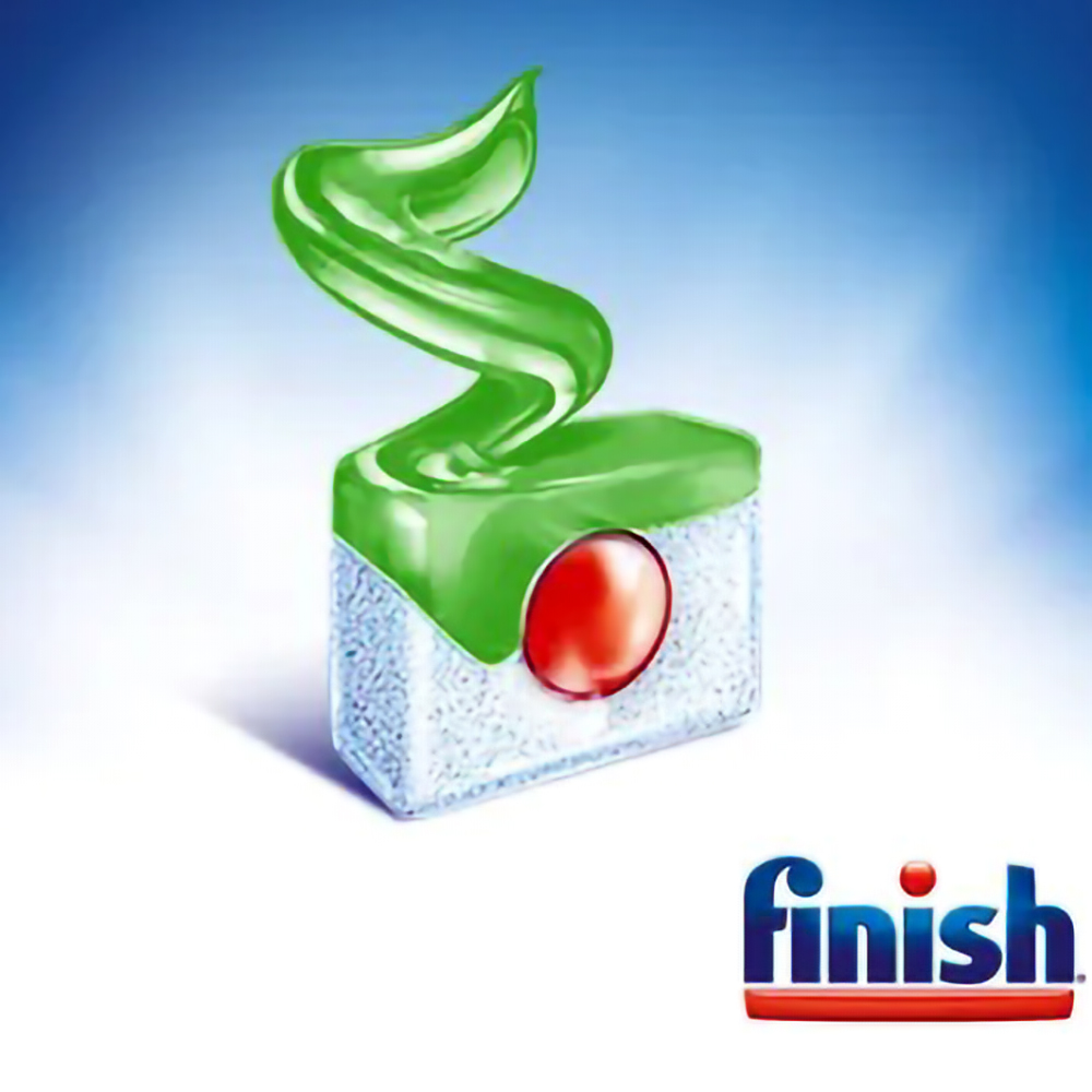 Túi 60 viên rửa bát Finish Quantum Dishwasher Tablets Apple Lime Blast QT025461 - hương chanh, táo