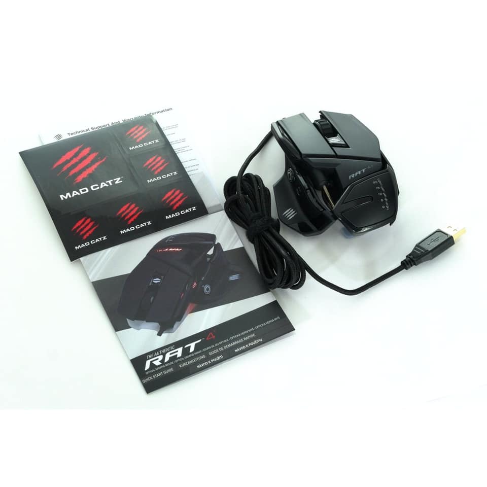 Chuột máy tính Authentic MADCATZ R.A.T 4+ - Hàng chính hãng