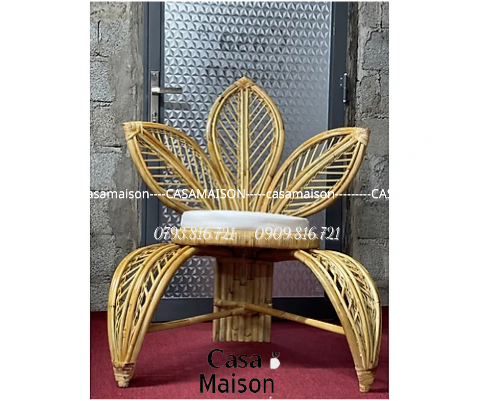 Ghế Mây Casa Hình Hoa- Casa Petal Rattan Chair -CH0103