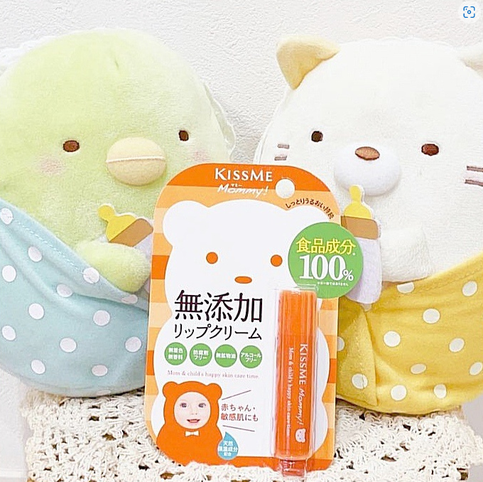Kem Dưỡng Môi Kissme Mommy Chống Nứt Nẻ Dành Cho Bé Từ 06 Tháng Tuổi Và Da Nhạy Cảm Lip Cream (2.5G)