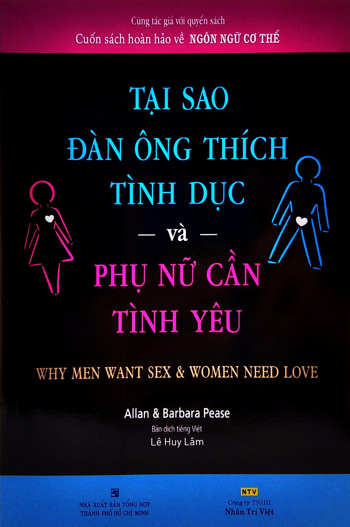 Tại Sao Đàn Ông Thích Tình Dục Và Phụ Nữ Cần Tình Yêu
