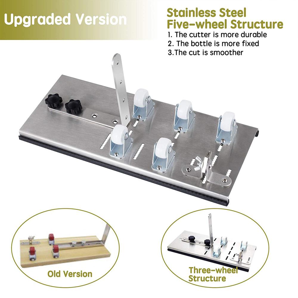 Máy Cắt Chai Thủy Tinh Bằng Kim Loại Kích Thước Có Thể Điều Chỉnh