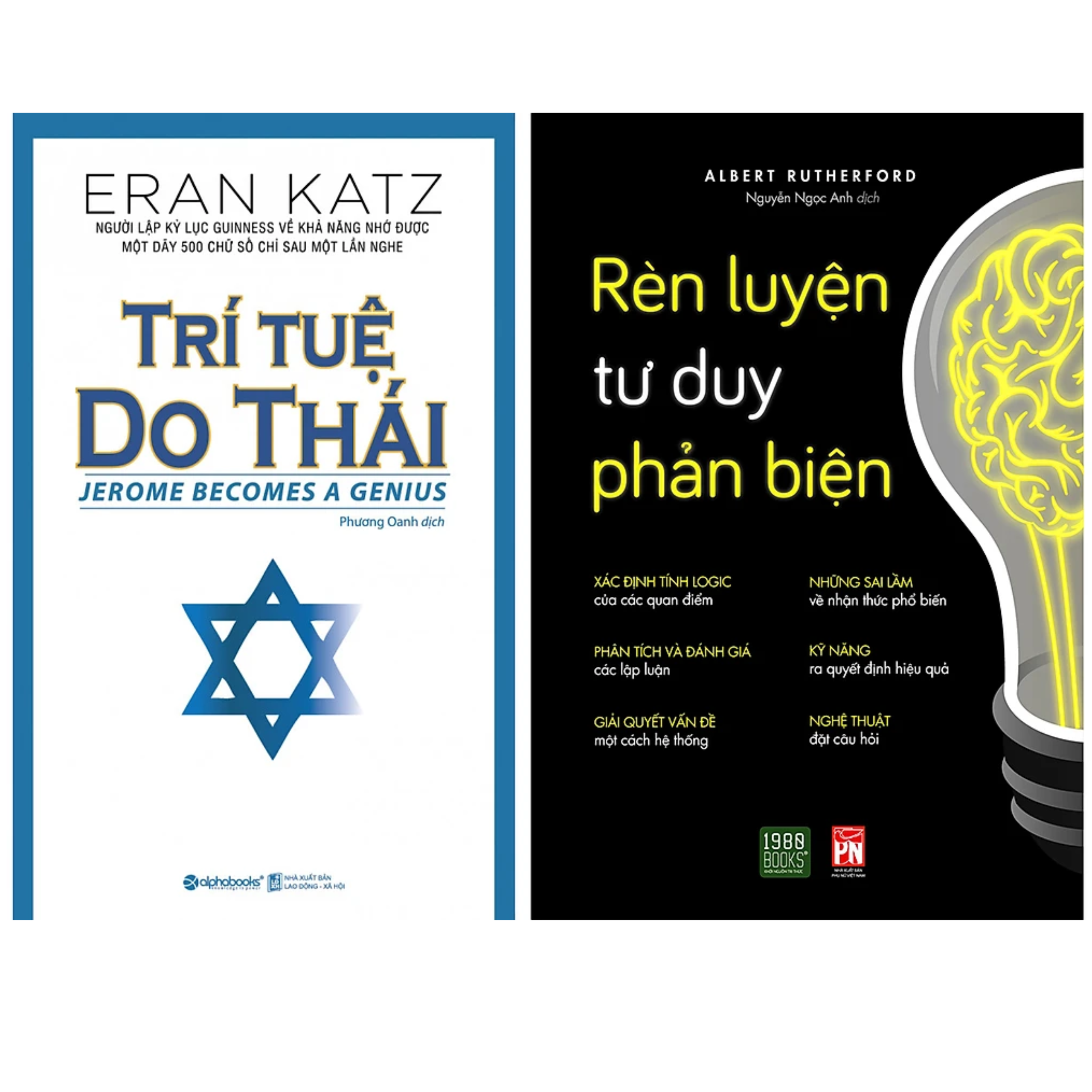 Combo 2Q: Rèn Luyện Tư Duy Phản Biện + Trí Tuệ Do Thái (Top Sách Kĩ Năng Sống/ Phát Triển Bản Thân Bán Chạy) 