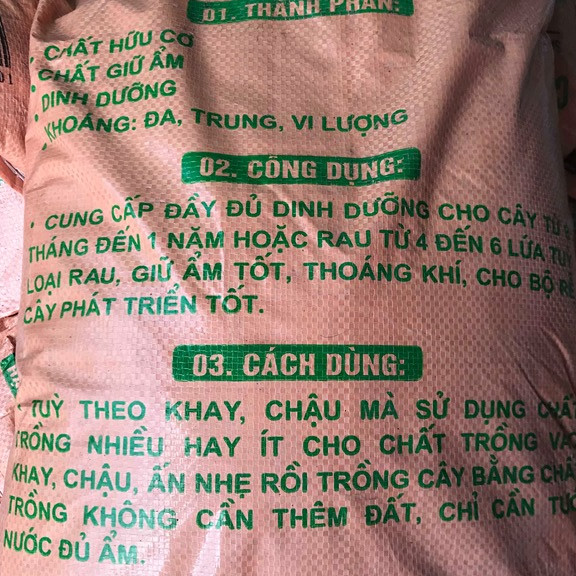 ĐẤT SẠCH TRỒNG CÂY CAO CẤP - BAO 10 KG