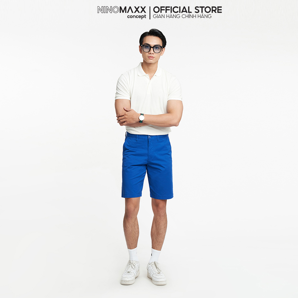 NINOMAXX quần short Nam Kaki Form Classic Fit 2202013