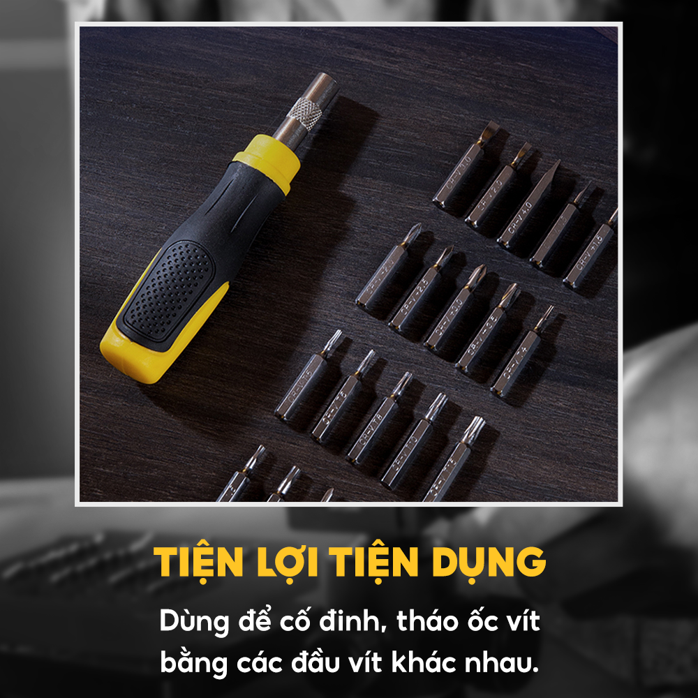 Bộ tua vít 21 chi tiết Deli DL1021D