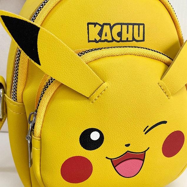 Set Ba lô &amp; Túi Chéo Pikachu Cho Bé Trai Bé Gái