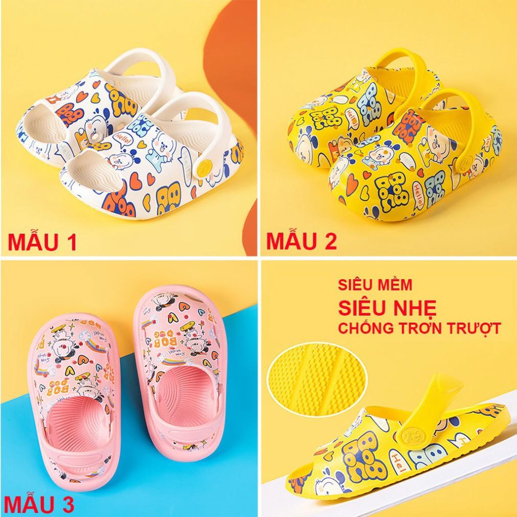 Freeship Dép Cross cao cấp cho bé. Dép Sục siêu nhẹ, siêu hot