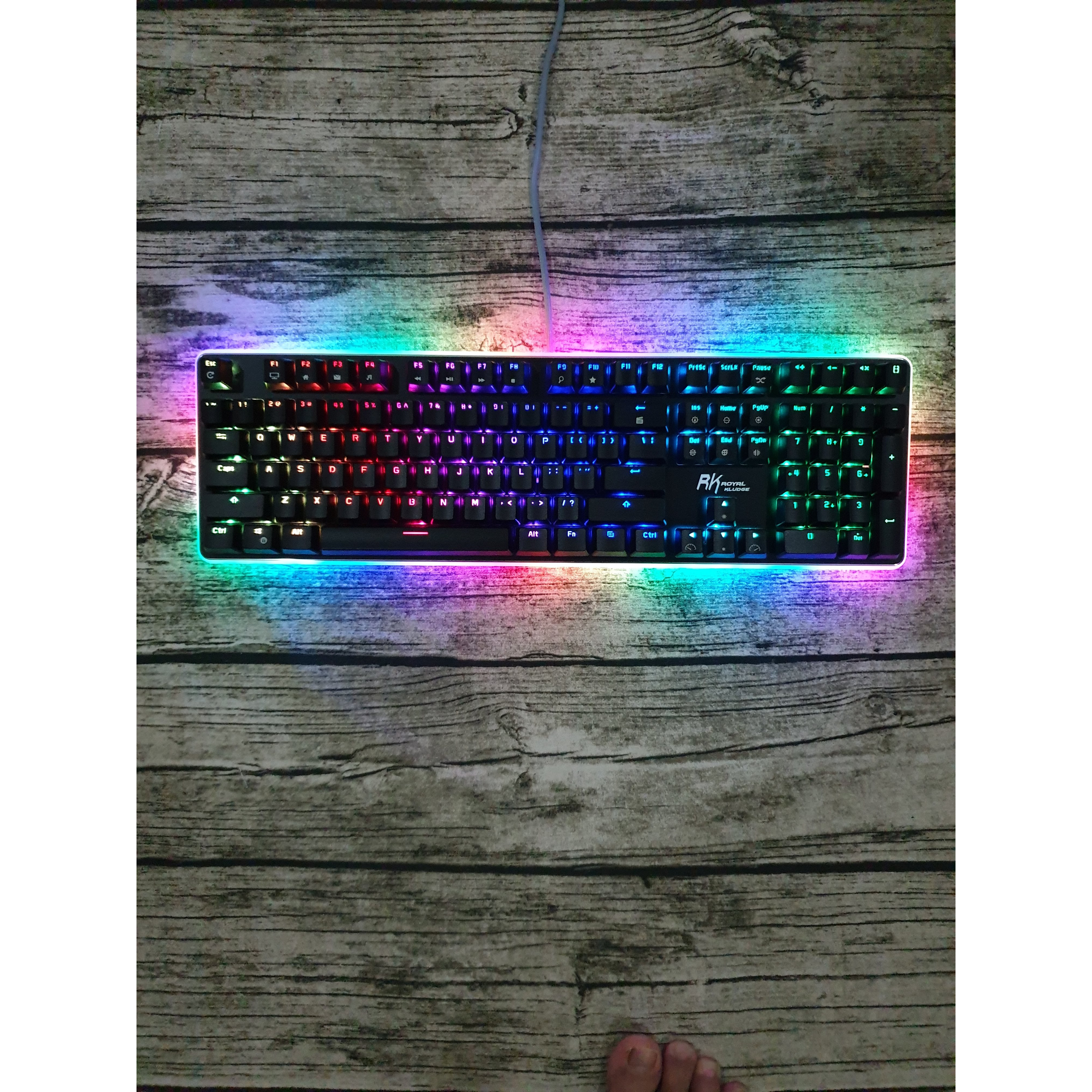 Royal Kludge RK918 RGB Đen - Hàng Nhập Khẩu