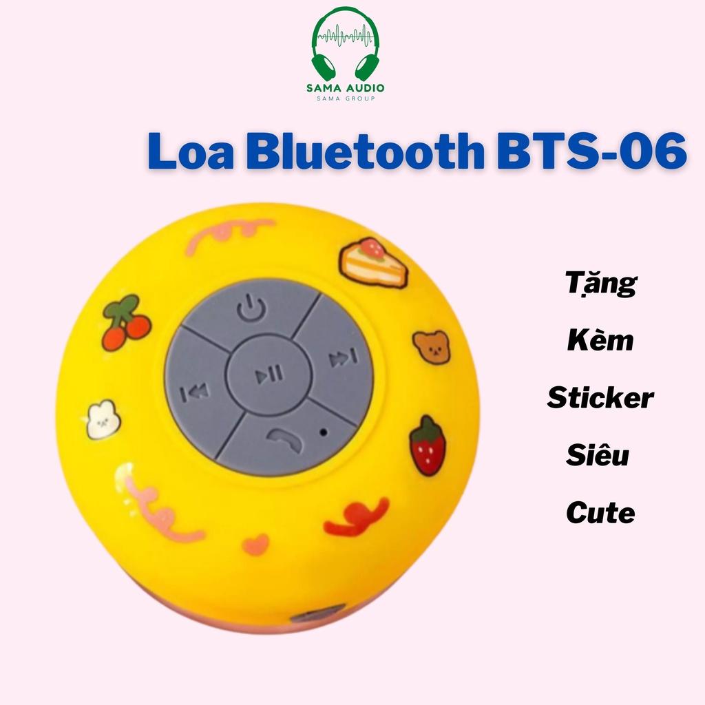 Loa Bluetooth Không Dây Hít Tường Nhà Tắm BTS-06 - Nhỏ Gọn  Tặng Kèm Sticker Xinh Xắn