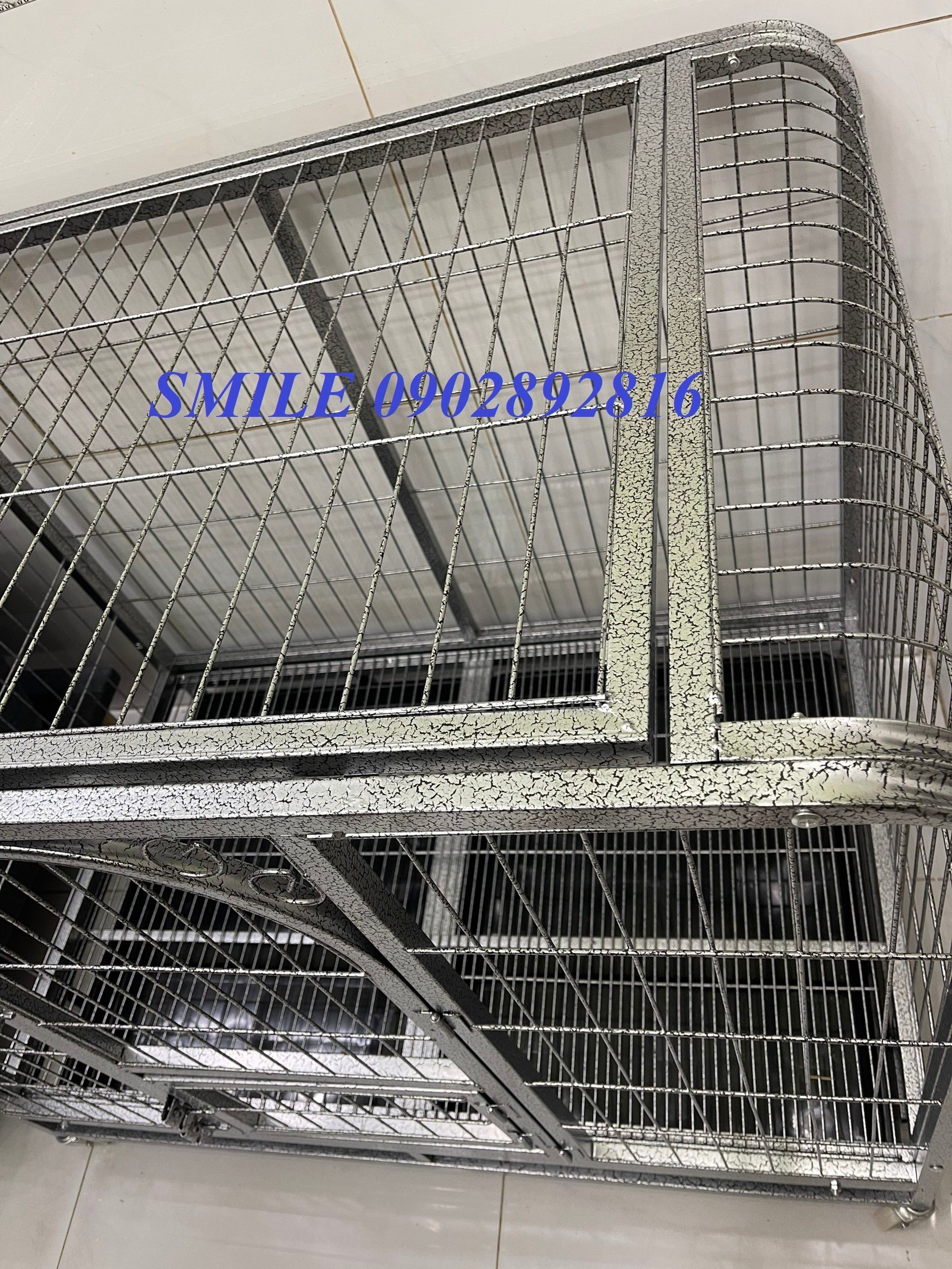 Chuồng Size lớn 1Mét25cm , Chuồng Size Đại Dành Cho Chó Lớn Becgie Cao Cấp
