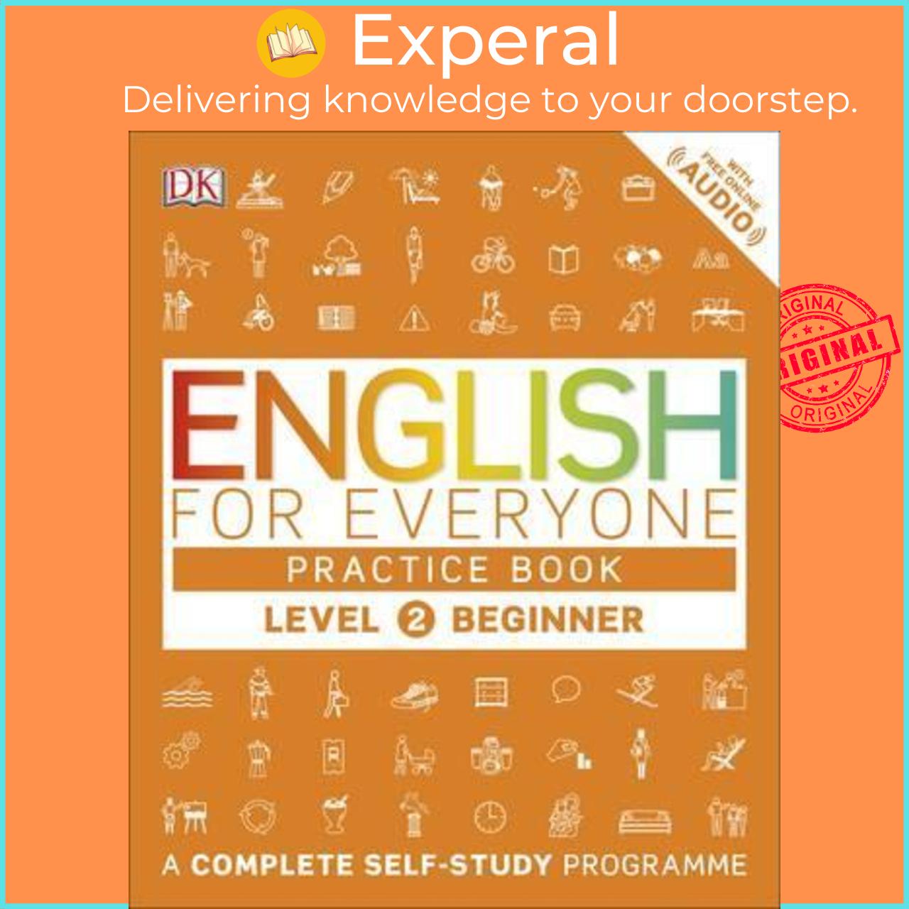 Sách - English for Everyone Practice Book Level 2 Beginner : A Complete Self-Study Program by DK (UK edition, paperback)