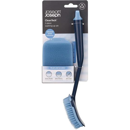 Bộ Cọ Rửa Đa Năng JOSEPH, Chất Liệu Nhựa BPA, Bàn Chải Silicon An Toàn Với Xoong Nồi, Nhập Đức