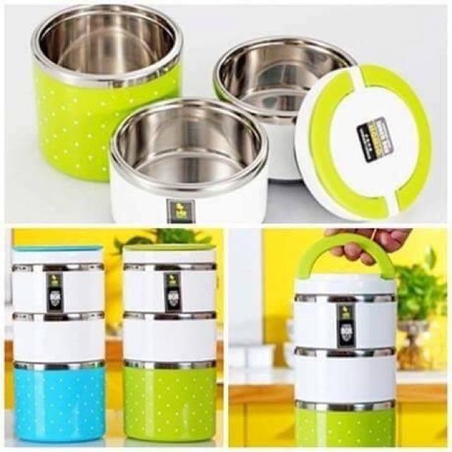 Hộp cơm giữ nhiệt 3 tầng