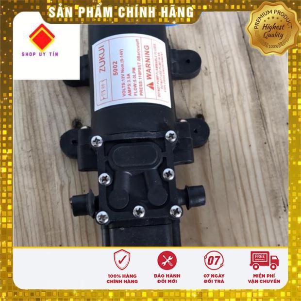 Máy bơm tăng áp 12v động cơ 1400v/p chạy khỏe
