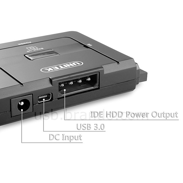 CÁP CHUYỂN USB 3.0 SANG IDE VÀ SATA DÙNG CHO Ổ CỨNG, Ổ DVD 2.5' + 3.5' UNITEK Y 3322A-HÀNG CHÍNH HÃNG