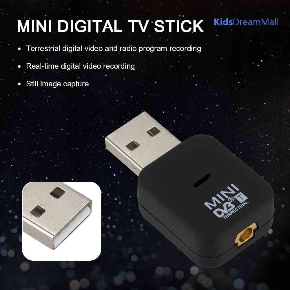 Mới Bộ Ăng Ten Thu Sóng Truyền Hình Kỹ Thuật Số USB 2.0 Cho PC HDTV DVB-T