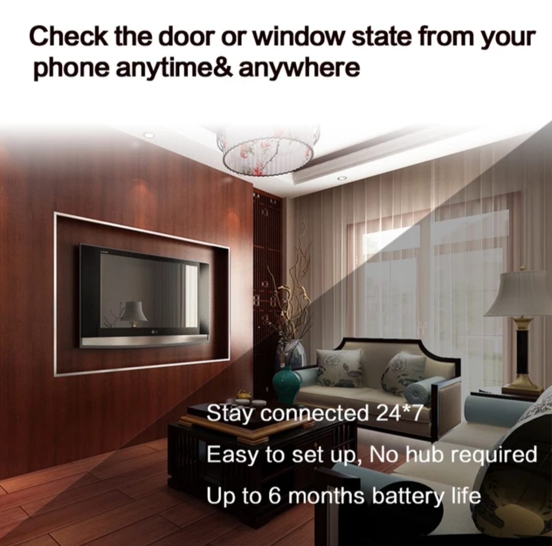 Chuông báo động chống trộm Wifi chất lượng cao . Báo cho bạn biết dù bạn ở bất cứ nơi đâu, ở bất cứa thời điểm nào thông qua APP wifi điện thoại