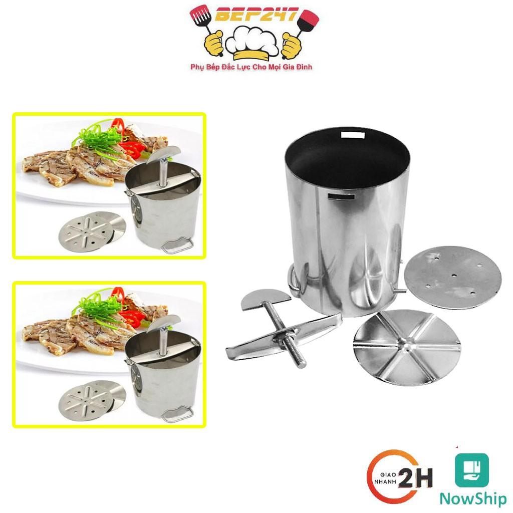 Khuôn Làm Giò Thủ Inox 304 Cao Cấp, Khuôn Giò Xào Giò Lụa Loại 1Kg 2Kg - Tháo Lắp Dễ Dàng Vệ Sinh