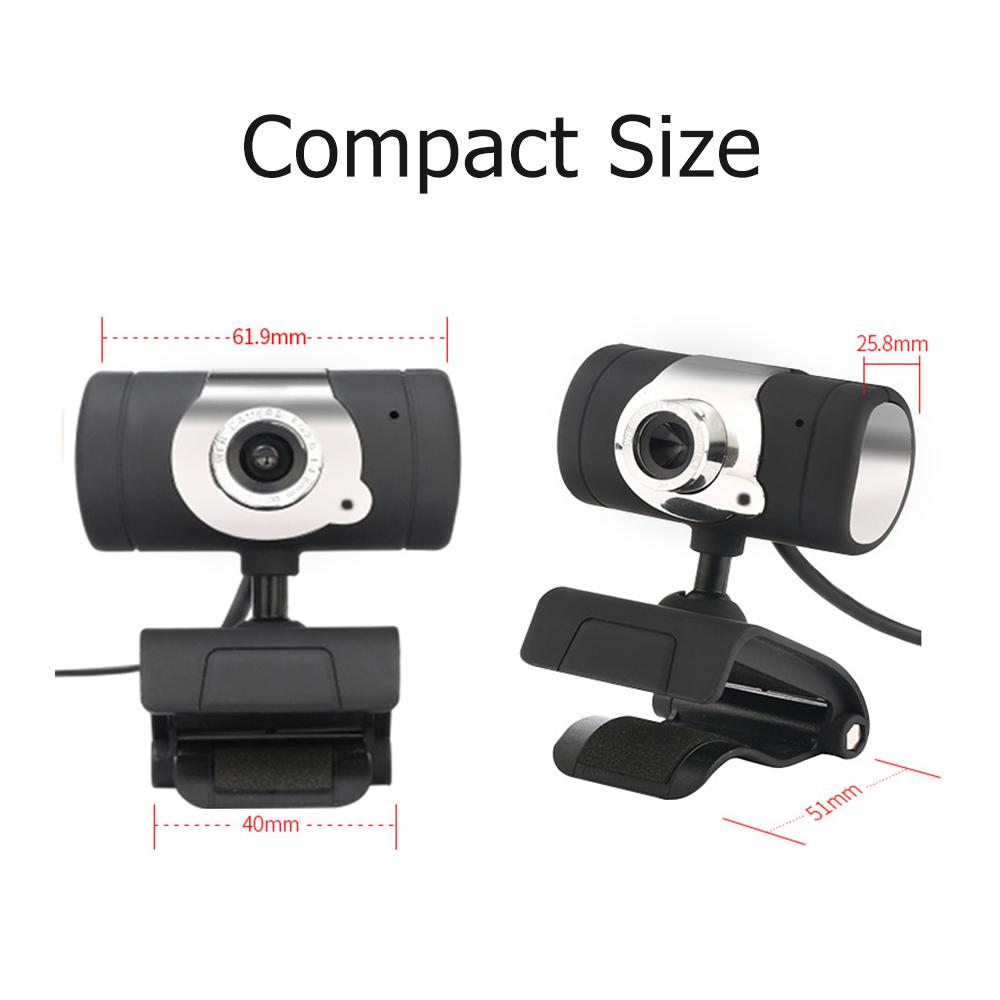  Webcam 480P USB Lấy nét,Micrô tích hợp để Phát trực tiếp  cho Máy tính xách tay