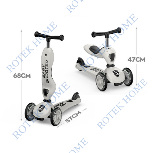 Xe Scoot and Ride Xe trượt scooter chòi chân Cho bé mẫu mới 2022