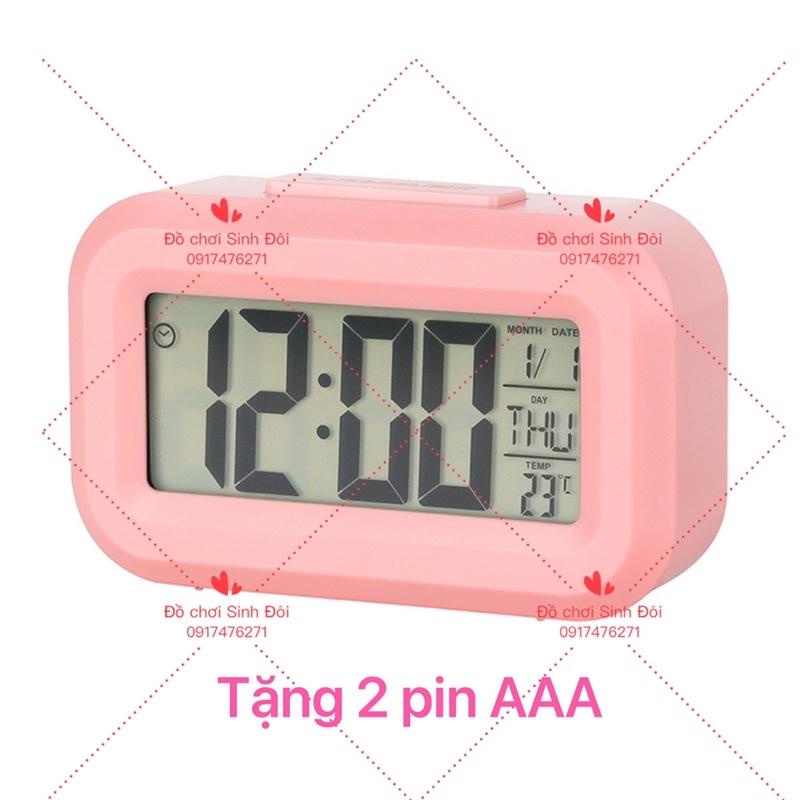 ĐỒNG HỒ BÁO THỨC - tặng 2 pin AAA