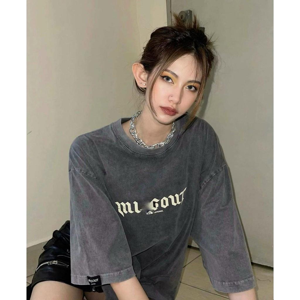Áo Thun Local Brand Missout Wash Nam Nữ Tay Lỡ Oversize Unisex Full Mạc