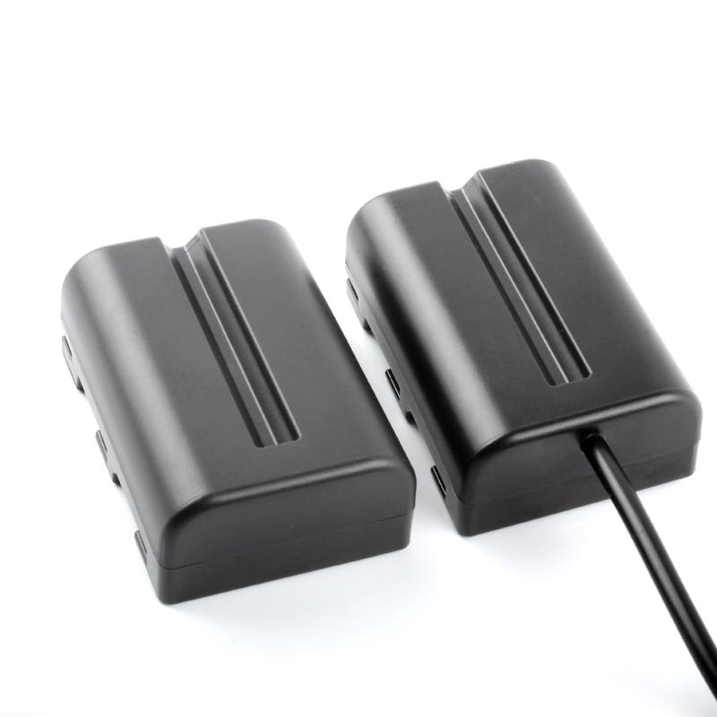 NP-FM500H Pin giả nữ đầu USB Điều chỉnh cáp điện đầu cho máy ảnh Sony DSLR A200 300 450 580 850