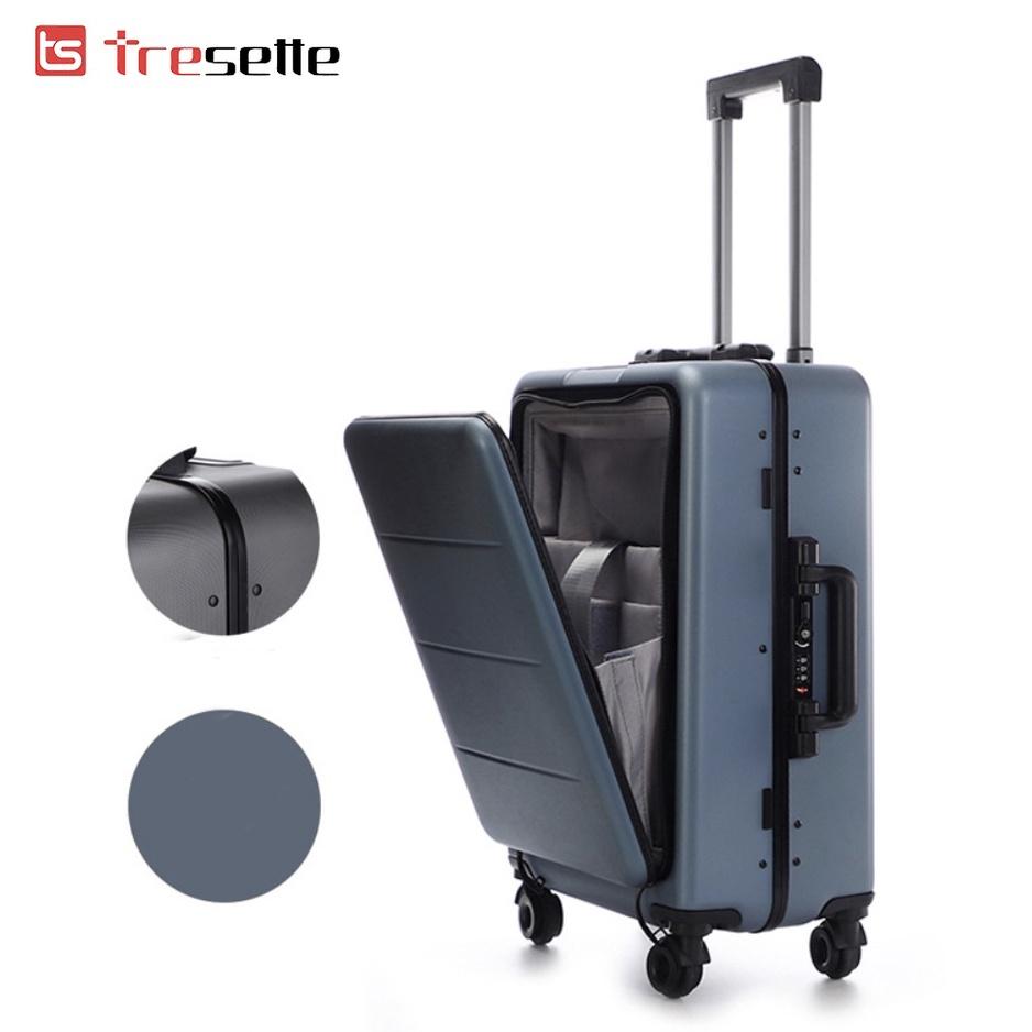 BFQ2ST500KTL: giảm 8% cho đơn từ 500K Vali khoá sập có cổng sạc USB nhập khẩu Hàn Quốc 8002