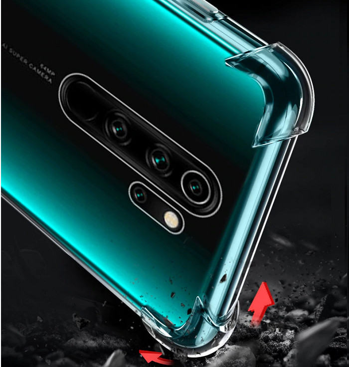 Ốp lưng silicon dẻo trong suốt chống sốc dành cho Xiaomi Redmi Note 8 Pro