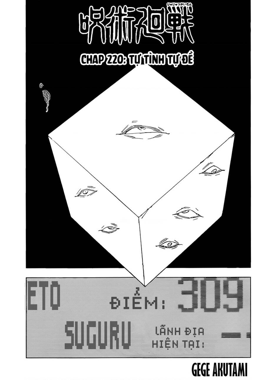 jujutsu kaisen - chú thuật hồi chiến chapter 220 1