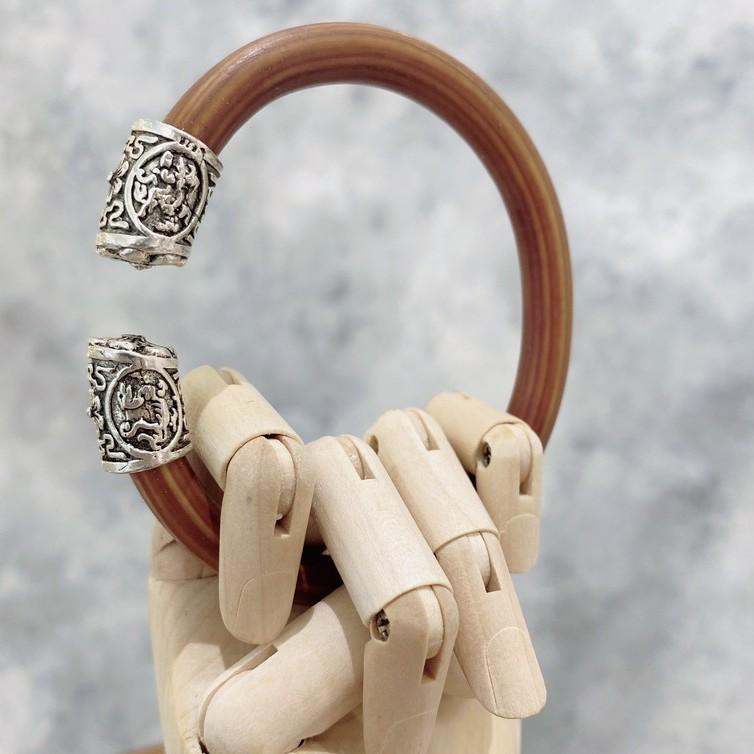 Vòng Vine Kim cang thừng Tây Tạng bọc bạc