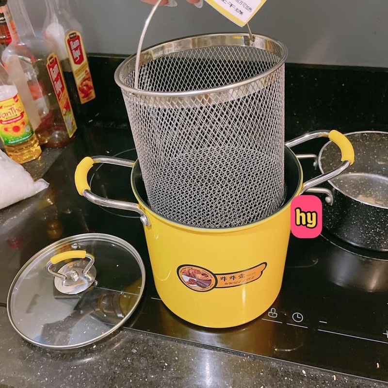 Nồi chiên ngập dầu mini vịt vàng 18cm - Nhà Mỵ SHop