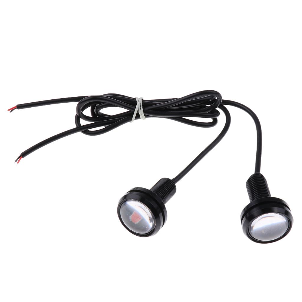 Pair Eagle Eye 3030 3LED Car DRL Daytime Running Light Signal Lamps