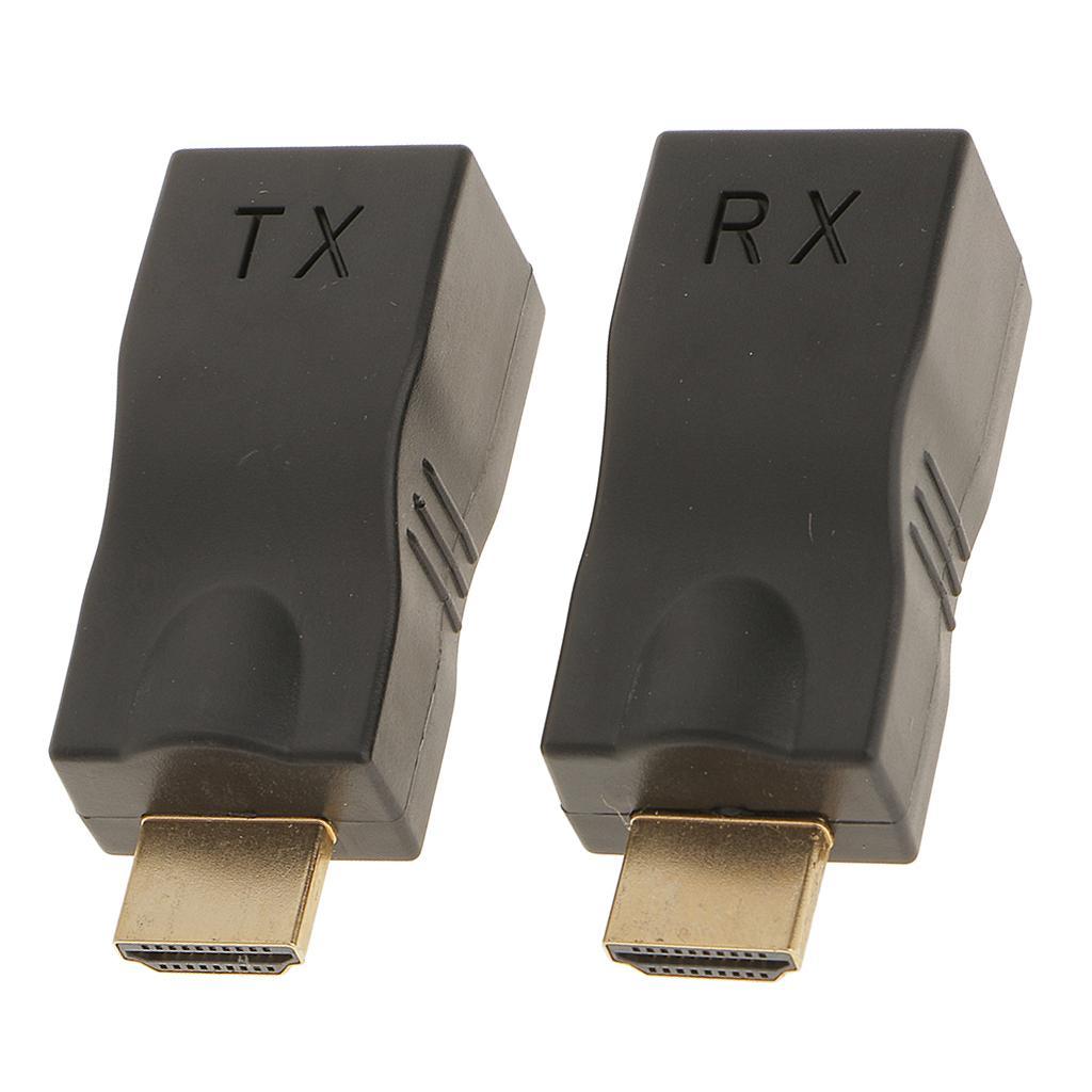 4K 1080P 3D Extender Over Single Cat 5e/6 Network Ethernet Adapter