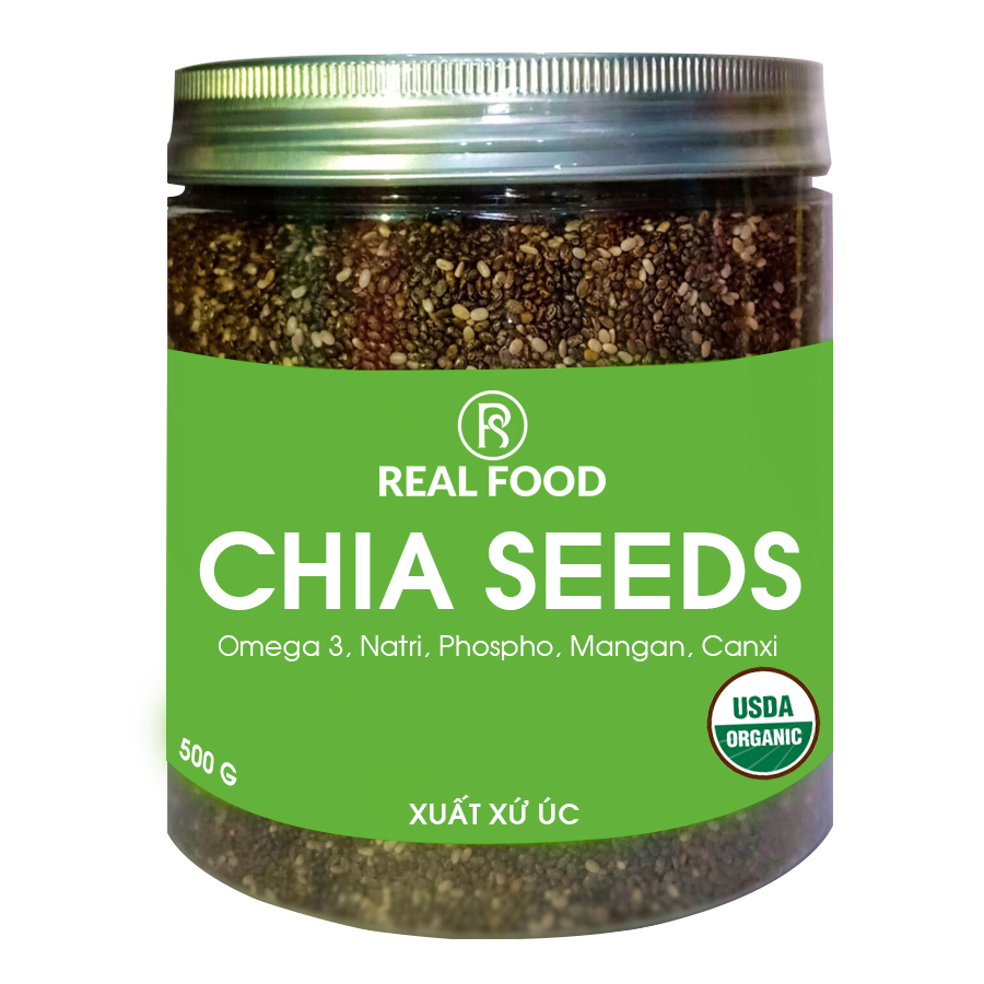 Hạt Chia Hữu Cơ REAL FOOD STORE (500g)
