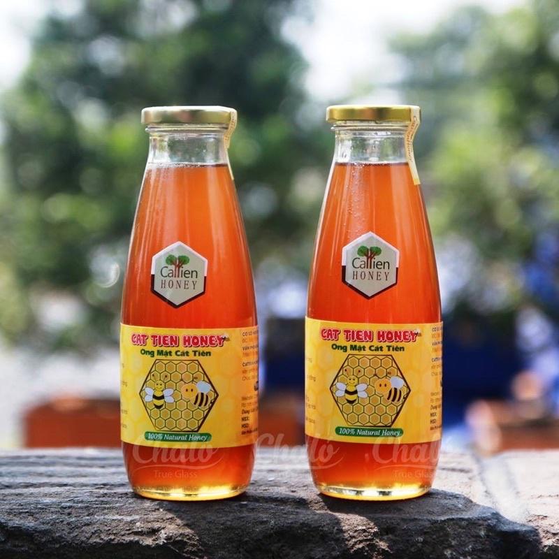 Chai thuỷ tinh nắp kim loại đựng mật ong, sữa, nước ép 500ml