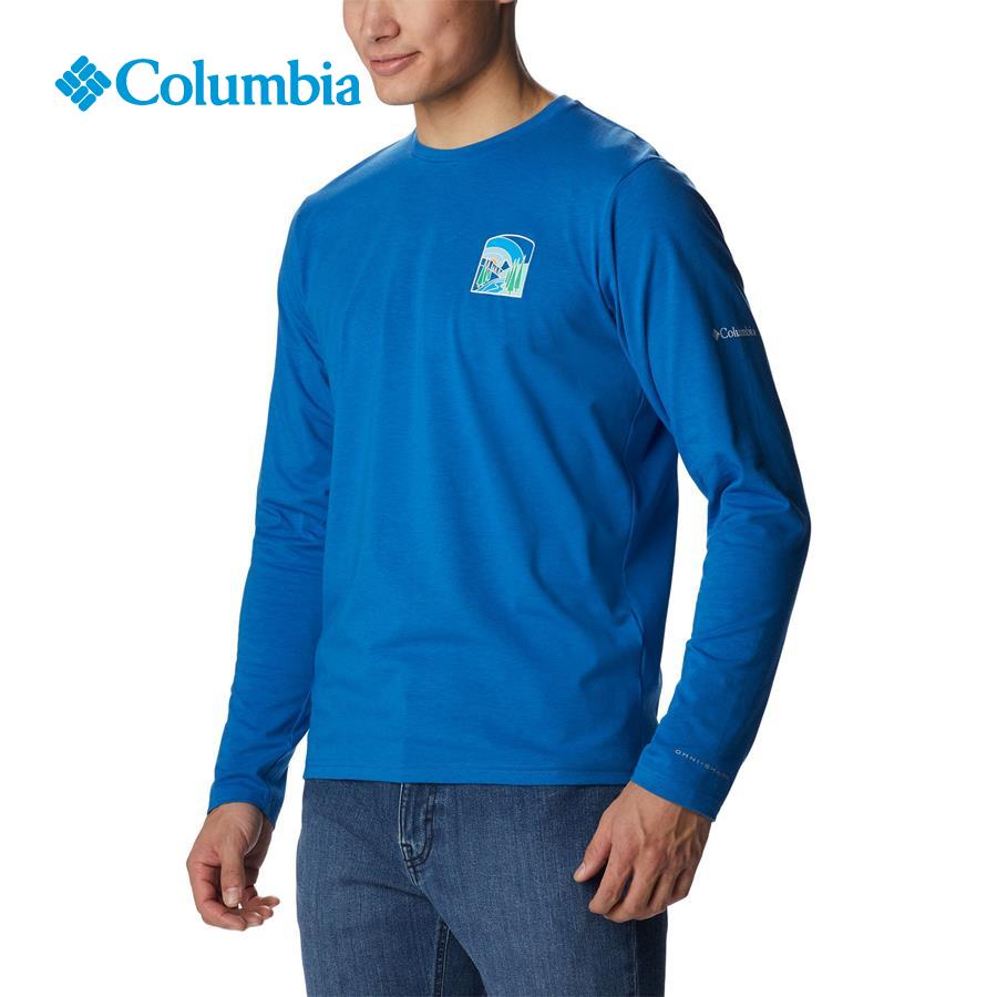 Áo thun tay dài thể thao nam Columbia Sun Trek Graphic Long Sleeve Shirt - 1979374434