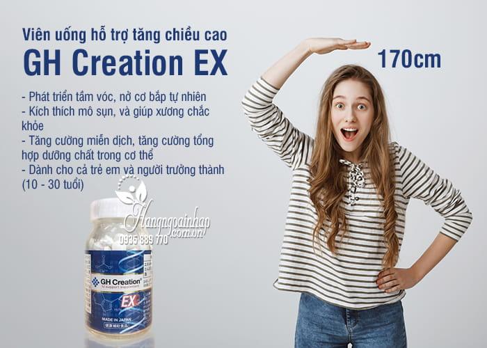 GH Creation EX Viên Uống Hỗ Trợ Tăng Chiều Cao Nhật Bản, 270 viên#GOLD thực phẩm chức năng