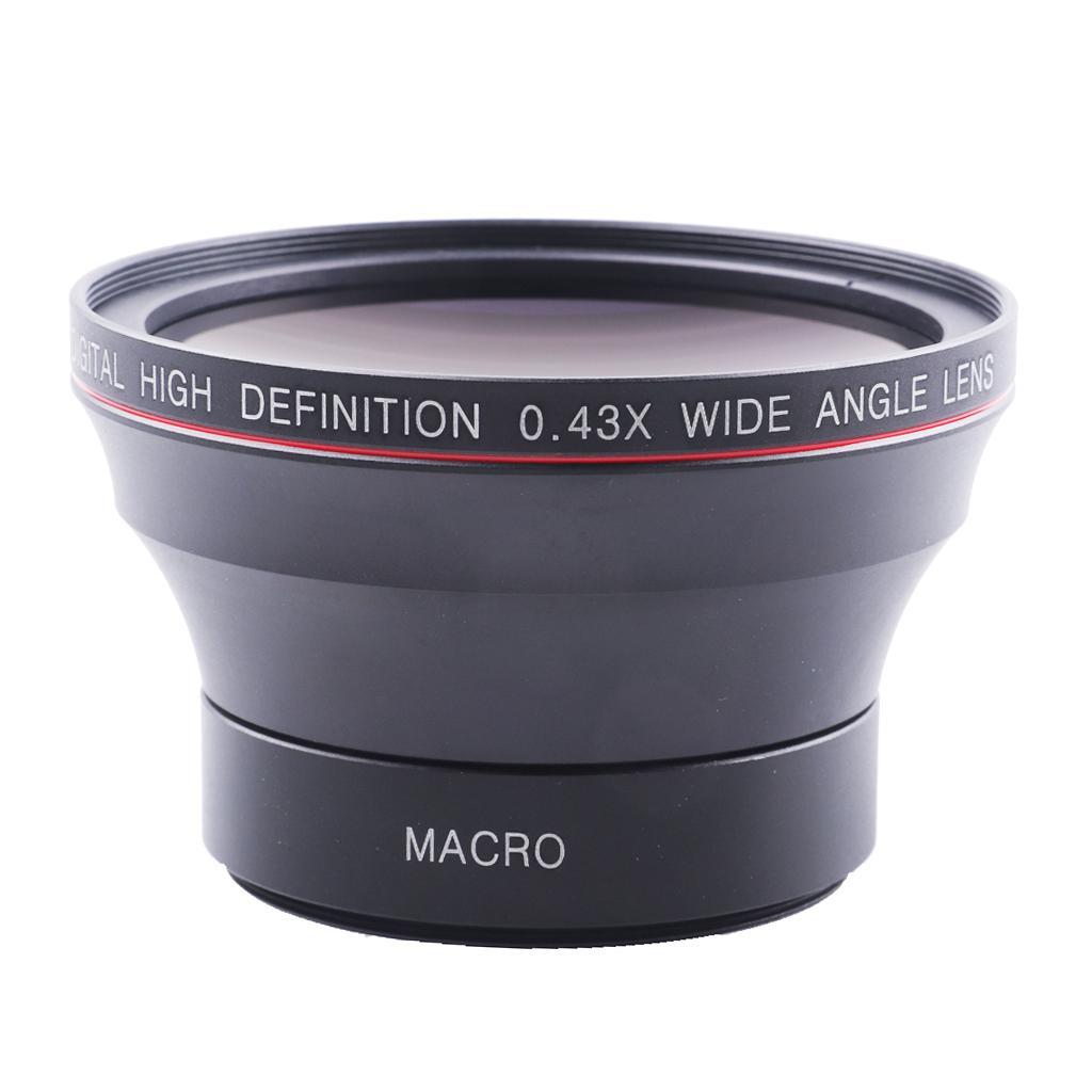 58mm 0.43X Wide Angle Lens with Macro for Canon Rebel T6i T6 T6S T5i T5 T4i