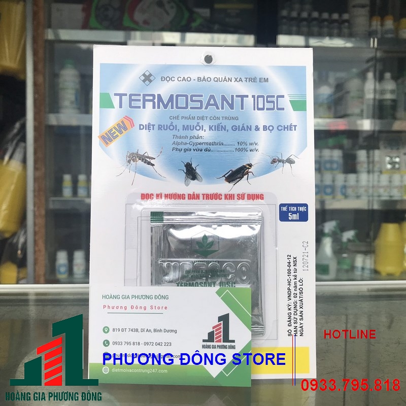 Thuốc diệt muỗi và côn trùng TERMOSANT 10SC_ 5ml