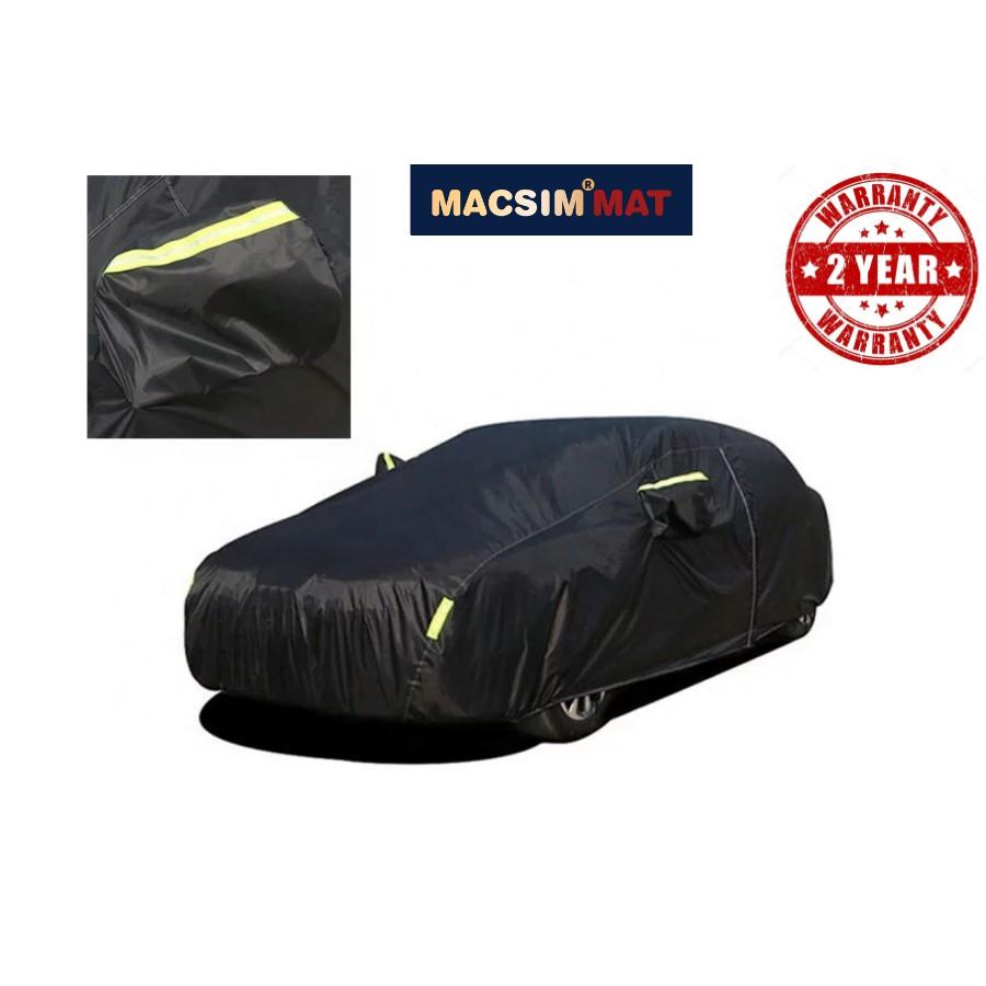 Bạt phủ cao cấp ô tô Toyota Innova nhãn hiệu Macsim sử dụng trong nhà và ngoài trời chất liệu Polyester - màu đen và m