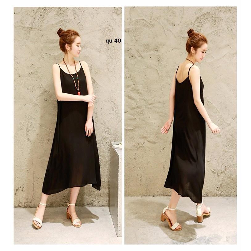 ĐẦM MAXI VOAN 2 LỚP CAO CẤP dress55qu