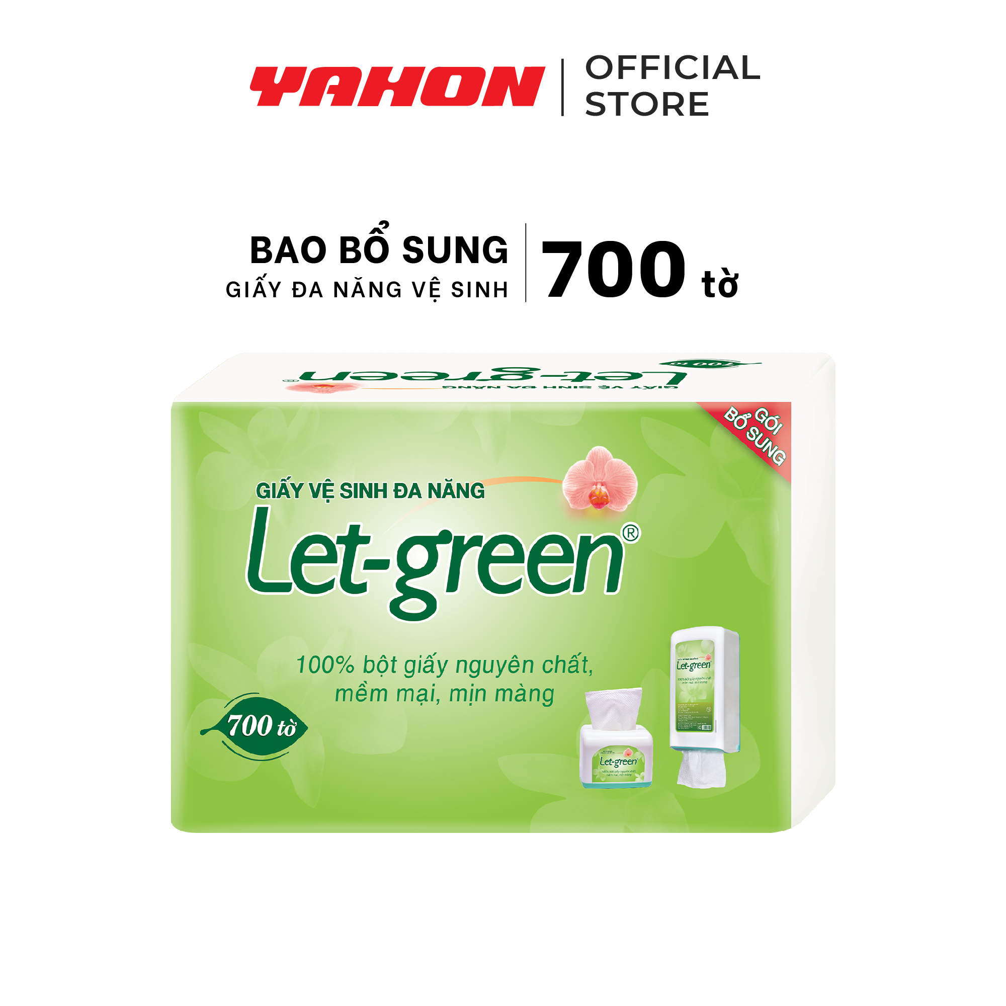 Bao Giấy Bổ Sung Đa Năng 10*21cm LET-GREEN, 700 Tờ/Bao