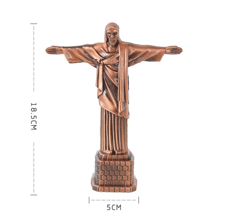 Mô hình tượng đức chúa Jesus cao 18.5cm - Màu ngẫu nhiên