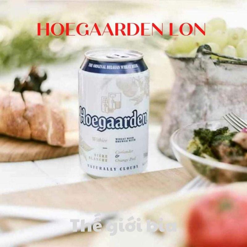 Lon bia lẻ HOEGAARDEN WHITE 330ml dùng thử